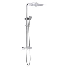 Columna de ducha OCEANIC - Mezclador termostático de cuerpo frío - Rociador alto cuadrado 30x30 cm - Cromo Precio: 164.4995001452. SKU: B164QFZB7R