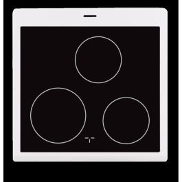 Cocina vitrocerámica 50 x 50, horno de convección natural, horno blanco 48L Cocina vitrocerámica 50 x 50, horno de convección natural, horno blanco 48L