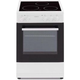Cocina vitrocerámica 50 x 50, horno de convección natural, horno blanco 48L Cocina vitrocerámica 50 x 50, horno de convección natural, horno blanco 48L