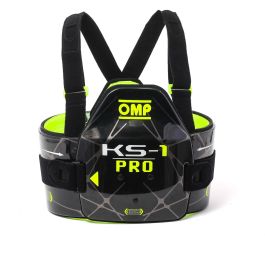Omp Costillar Karting Profesional KS-1 Pro Negro Amarillo Fluo Talla S OMPKK0-0049-B01-178-S