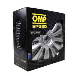 Omp Speed Juego De 4 Tapacubos Magnum Color Plata 14 Pulgadas OMPS07011402