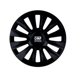 Omp Speed Juego De 4 Tapacubos Magnum Color Negro 16 Pulgadas OMPS07011601