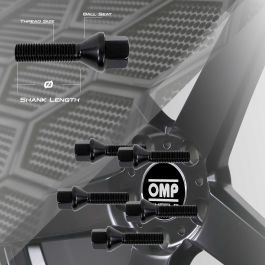 Omp OMPS09541201 Set Tornillos M12x1.25 Llave 19 Largo 40 mm Cone