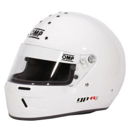 Omp Casco Karting Gp-R Cerrado Blanco Snell K2020 OMPSC0-0799-B02-020-L Talla L