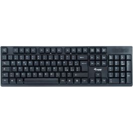 EQUIP Teclado y Ratón Inalámbricos, Layout Italiano, Color Negro