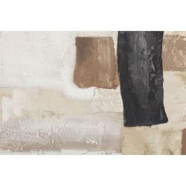 Cuadro Home ESPRIT Blanco Beige Abstracto Urbano 92 x 4,5 x 121,5 cm (2 Unidades)