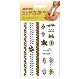 Maquillaje Alpino Tatuajes Temporales Metalicos Oro Y Plata Precio: 1.68999974. SKU: B1EQ49EGC2