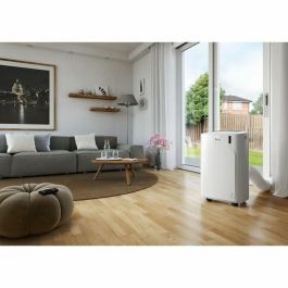 Aire acondicionado móvil PAC EM82K.1 DELONGHI - 2400W - Ventilador y deshumidificador - 3 velocidades - Gas R290 - 9.400 Btu/h