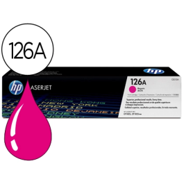 Hp Toner Magenta Laserjet Pro 100- Cp-1025Nw-1025-1020 - 126A Precio: 79.49999959. SKU: S8409707