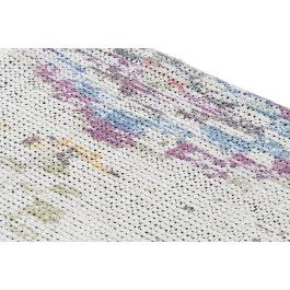 Alfombra Arabe DKD Home Decor Blanco Multicolor 300 x 0.75 x 200 cm