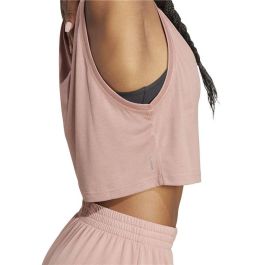 Camiseta para Mujer sin Mangas Adidas Morado Fitness M