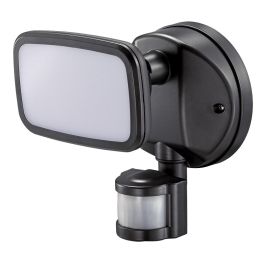 Edm Aplique Foco LED Exterior con Sensor Movimiento y Crepuscular 10W 750lm 4000K Luz Día IP65 Negro Ø12x14x17 cm 25000h Precio: 14.88999985. SKU: B1J6CHHRW3