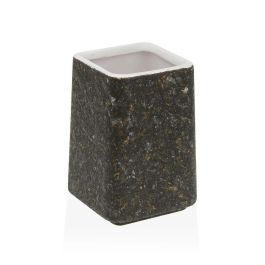 Portacepillos de Dientes Versa Negro Cerámica Plástico 7 x 10 x 7 cm Precio: 4.79000038. SKU: B1HQVM2EFW