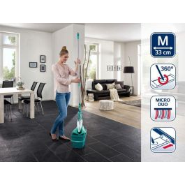 Leifheit Combi clean set de limpieza con cabezal articulado 360° y mango extraíble Leifheit Combi clean set de limpieza con cabezal articulado 360° y mango extraíble