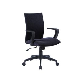 Silla Giratoria Q-Connect Base Nylon Regulable En Altura 895+110 mm Alto 580 mm Ancho 550 mm Profundidad Negro