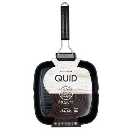 Asador Cuadrado Aluminio Fundido Ebano Quid 24 cm