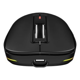 GENESIS Zircon 660 Ratón Gaming Óptico 12000 DPI, Triple Conectividad Inalámbrico/Bluetooth/USB, 59g Peso Ligero, Mano Derecha