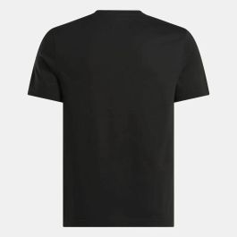 Camiseta de Manga Corta Hombre Reebok Identity Big Negro