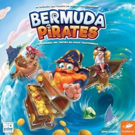 SD GAMES Juego de mesa Bermuda Piratas español - +7 años, 2-4 Jugadores, 20 minutos de partida