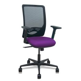 PIQUERAS Y CRESPO Silla Zulema sincro malla negra asiento bali morado brazos 2D ruedas 65mm Precio: 175.94999983. SKU: B14GKTHN4V