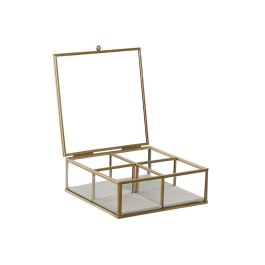 Joyero Chic DKD Home Decor Verde Menta Gris Claro 15 x 5.5 x 15 cm (2 Unidades) Joyero Chic DKD Home Decor Verde Menta Gris Claro 15 x 5.5 x 15 cm (2 Unidades)