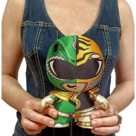 Bizak Peluche Premium Power Rangers Verde y Blanco 18 cm Licencia Oficial