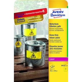 Etiquetas Adh.Impr.Avery A4 Polyester Amarillo C.Romos Laser Caja 8H 99,1X139 Mm 32 Uds.(L6127) Precio: 17.5000001. SKU: B1BPBF4L2L