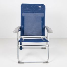 Silla de Playa Aktive Azul marino 47 x 94 x 60 cm (4 Unidades) Silla de Playa Aktive Azul marino 47 x 94 x 60 cm (4 Unidades)