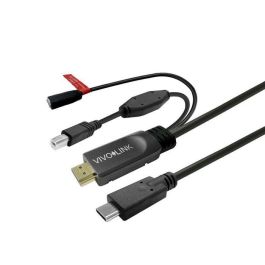 Vivolink Cable USB-C a HDMI para Pantallas Táctiles con Carga y Vídeo 4K - 5m Negro Precio: 101.50000058. SKU: B13SG5TGF6