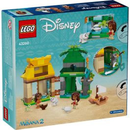LEGO 43260 Set de Construcción Disney Vaiana: Diversión en la Isla con Vaiana y Simea Micromundo, Vaiana 2 (+5 años)