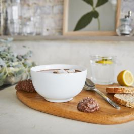 Luminarc Bol Opal Diwali 14,5 cm Vidrio Templado Resistente Blanco Apto Microondas