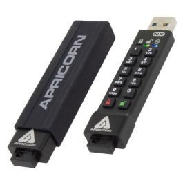 Apricorn 16GB USB 3.2 Gen1 77/72 MB/s FIPS 140-2 IP67 Unidad de Almacenamiento Cifrado