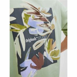 Camiseta de Manga Corta Hombre Jack & Jones Jorvarenna Painted Azul