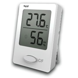 SAMI Reloj Mini con Termómetro e Higrómetro, Blanco Precio: 8.49999953. SKU: B16H8P4MN4