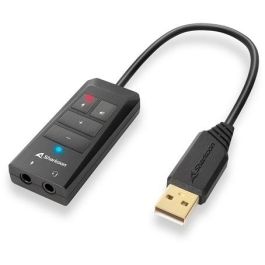 Sharkoon SB2 (schwarz) Tarjeta de Sonido Externa USB 7.1 Canales para Auriculares con Plug and Play Negro Precio: 26.49999946. SKU: B12J5ZKJDD