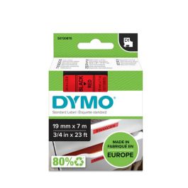 Cinta Laminada para Rotuladoras Dymo D1 45807 LabelManager™ Negro Rojo (5 Unidades)