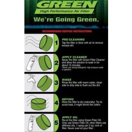 Green Filters Kit Admision Directa P488 para Mejora de Rendimiento del Motor