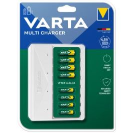 Varta 57659 101 401 Cargador de pilas recargables, Multi, NiMH, 8 baterías, para pilas AA y AAA, protección cortocircuito, blanco Precio: 37.50000056. SKU: B1HS26JYER