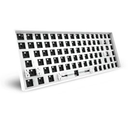 Sharkoon SGK50 S3 Teclado Barebone 75% Gaming Alámbrico USB LED RGB Blanco