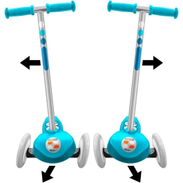 Stamp Patinete 3 Ruedas con Dirección SKIDS CONTROL STA3496271880057 Unisex