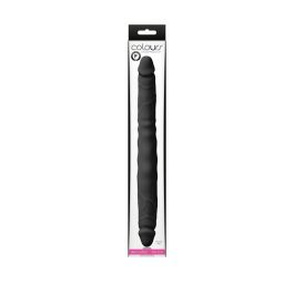 Consolador de Doble Penetración NS Novelties Colours Negro Consolador de Doble Penetración NS Novelties Colours Negro