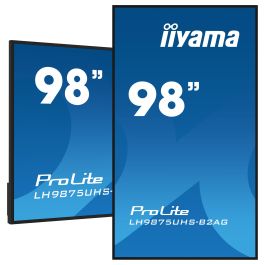 Iiyama LH9875UHS-B2AG - Pantalla Digital LCD 97.5" (247.7 cm) 4K Ultra HD, LED, IPS, Android 11, 3xHDMI, DisplayPort, 24/7, Wi-Fi, 500 Nits, Negro Precio: 3928.58999995. SKU: B1C5SEEW4Z