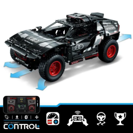 LEGO 42160 Audi RS Q e-tron Coche de Rally Teledirigido Modelo Todoterreno Dakar