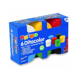 Primo Pintura de Dedos 6 Unidades Colores Surtidos 50g Precio: 4.58999948. SKU: B13FSDA6H4
