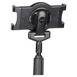 StarTech Carro/Soporte Móvil con Ruedas para Tablet, Altura Ajustable, Base con Ruedas Bloqueables para Tablets de 7 a 11 Pulgadas, Negro - 0.9 kg