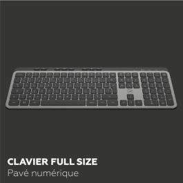 Mobility Lab Teclado KP450W Inalámbrico AZERTY FR Teclas Planas Multiconexiones Negro