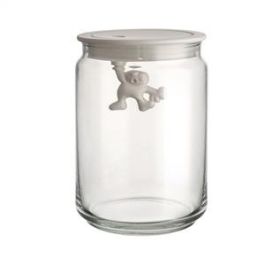 Alessi AMDR05 W Bote Hermético de Vidrio Blanco 90cl Diseñado por Mattia Di Rosa Precio: 16.50000044. SKU: B1DVXH29HM