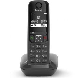 Gigaset AS690 S30852-H2816-D201 Teléfono Inalámbrico DECT Manos Libres Pantalla Iluminada Agenda 100 Contactos Bloqueo de Llamadas Negro Gigaset AS690 S30852-H2816-D201 Teléfono Inalámbrico DECT Manos Libres Pantalla Iluminada Agenda 100 Contactos Bloqueo de Llamadas Negro