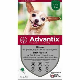 Pipetas antiparasitarias ADVANTIX 4: para perros muy pequeños de 1,5 a 4 kg Precio: 39.49999988. SKU: B1JP74VSVZ