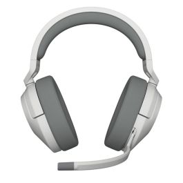 Corsair HS55 CA-9011281-EU Auriculares Gaming Inalámbricos Blanco - Sonido Surround 7.1, Bluetooth, 24h Batería, Diadema Ajustable, Micrófono Integrado